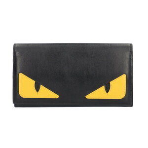 Fendi Bugs Eye Monster Long Wallet Leather